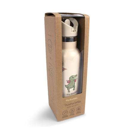 Filibabba Butelka na wodę ze stali nierdzewnej 350 ml Dino Beach