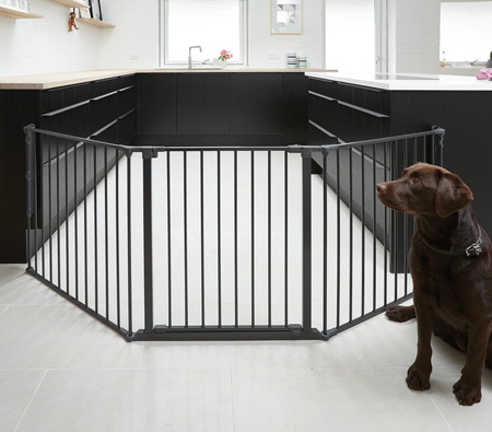 Baby Dan - Bramka ochronna FLEX L, czarny