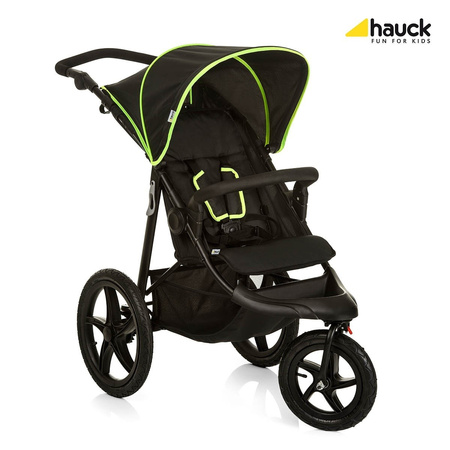 hauck wózek Runner black/neon yellow