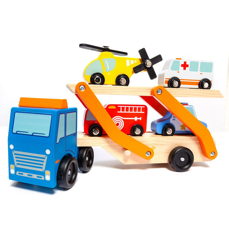 Molto laweta z samochodami ratunkowymi