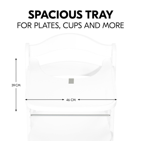 hauck drewniana tacka Alpha White