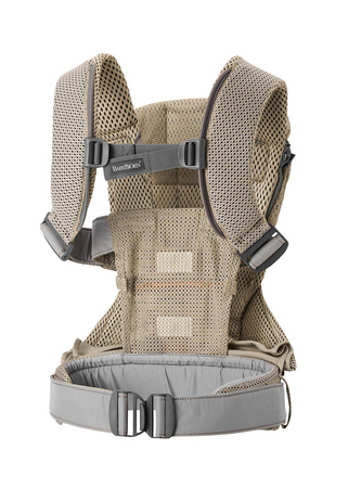 BABYBJORN ONE AIR 3D MESH - nosidełko, Szary Beż