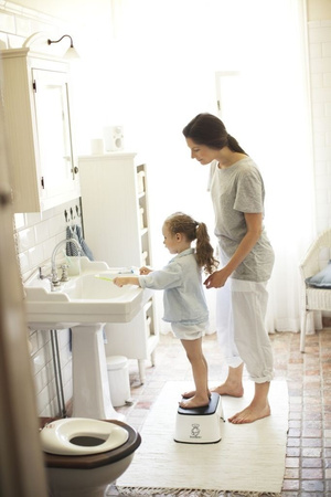 BABYBJORN - nakładka na deskę sedesową Biały/Turkusowy