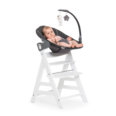 hauck leżaczek Alpha Bouncer Deluxe Melange grey