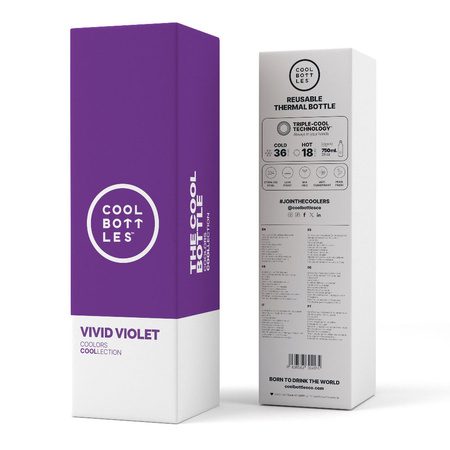 Cool Bottles Butelka termiczna 750 ml Vivid Violet