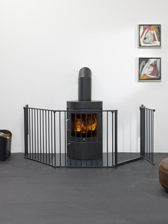 Baby Dan - Osłona kominka Flex XL, czarny