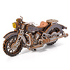 Little Story Drewniane Puzzle Model 3D - Motor Comanche