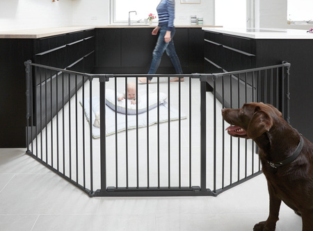 Baby Dan - Bramka ochronna FLEX L, czarny