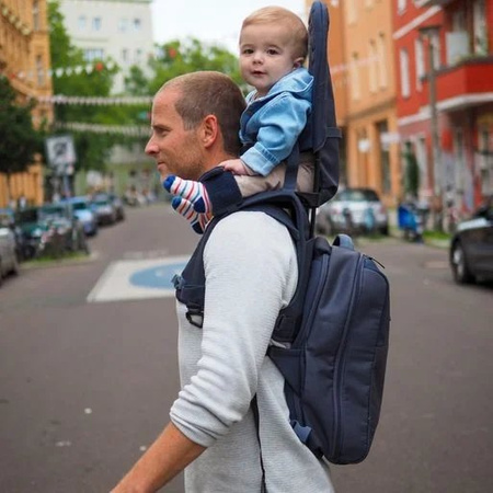 MiniMeis - Plecak rodzica HERO G5, Dusk Blue