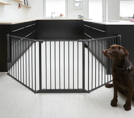 Baby Dan - Bramka ochronna FLEX L, czarny