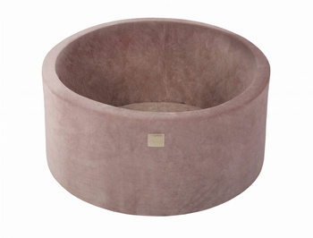 Basen okrągły velvet 40cm beżowy