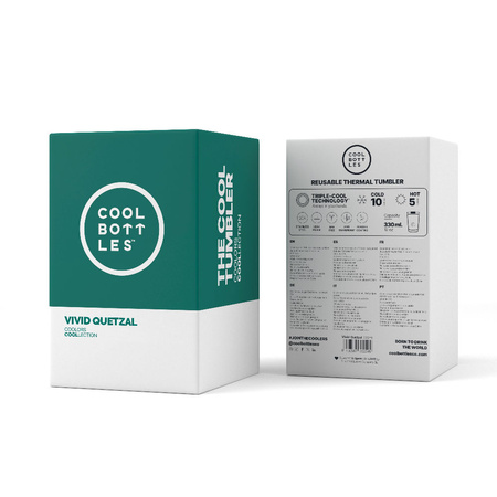 Cool Bottles Kubek termiczny 330 ml Vivid Quetzal