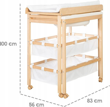 roba zestaw do kąpieli i przewijania z dostawką Baby Pool