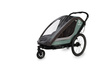 Hamax - Przyczepka rowerowa COCOON, podwójna - Green/black