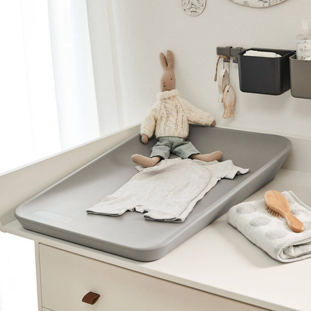 LEANDER - mata do przewijania MATTY™, pearl grey