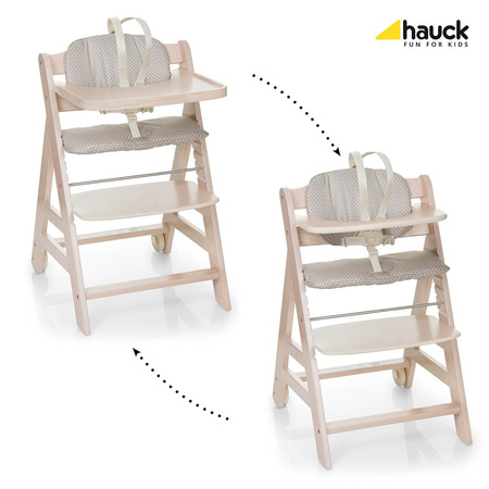 hauck krzesełko Beta+ White-washed