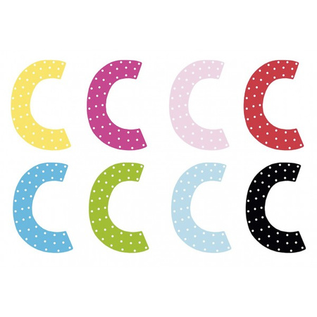 Litera C - dekoracja na ścianę