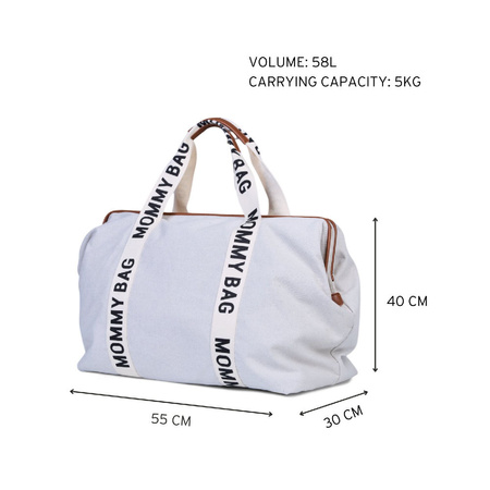 Childhome Torba Mommy Bag Signature Szara