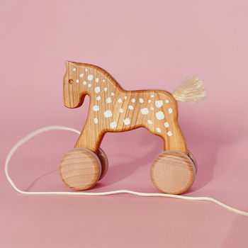 Dottie wooden horse - konik drewniany Kropek