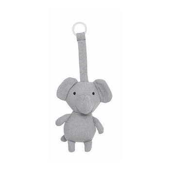 Przytulanka, zawieszka do smoczka - słonik, Jabadabado