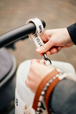 Childhome Torba do wózka Mommy Club Signature Off White