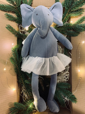 Lalka Baletnica Słoń Maskotka Przytulanka Ballerina 42cm