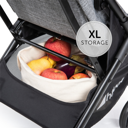 hauck wózek Sunny Melange grey/black