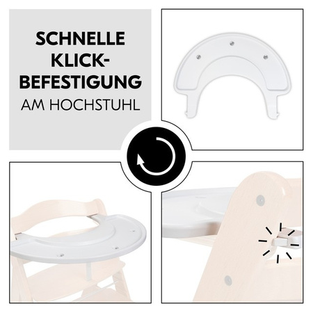 hauck zestaw taca i zabawka do krzesełka Alpha sorter z żyrafą