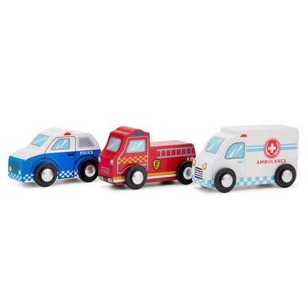 New Classic Toys Samochody – 3 szt
