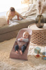 BABYBJORN - leżaczek BLISS MESH - Ciemny Róż