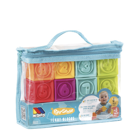 Molto - kostki sensoryczne 8 szt