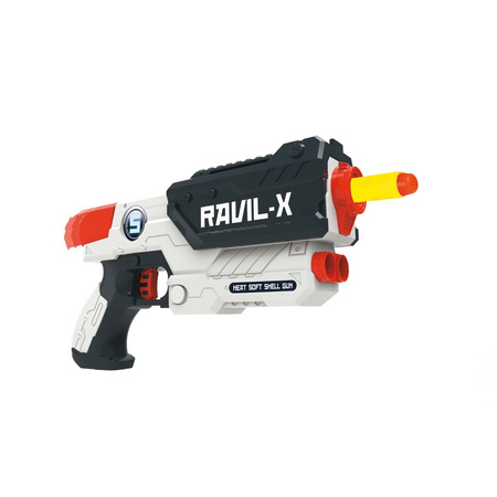 Toi-Toys FOAM STRIKEX pistolet 'White L' + 5 strzałek