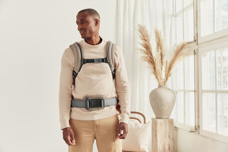BABYBJORN - nosidełko Harmony 3D Mesh, Szary Beż