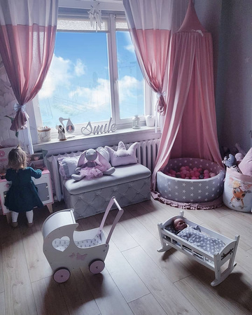 MeowBaby® Suchy Basen z Piłeczkami 200 szt Okrągły, Jasnoszary w Gwiazdki