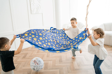 Chusta Animacyjna - Spadochron Animacyjny AKSON 3m GWIAZDY