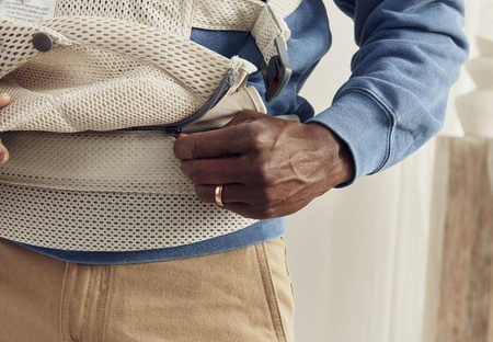 BABYBJORN - nosidełko Harmony 3D Mesh, Kremowy