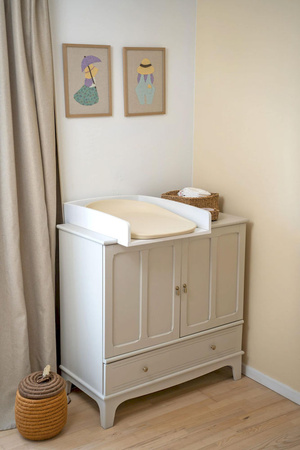 Filibabba Mata do przewijania Bobbie Cream