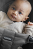 BABYBJORN - leżaczek BALANCE SOFT WOVEN/JERSEY Tri Fabric, Ciemny Szary