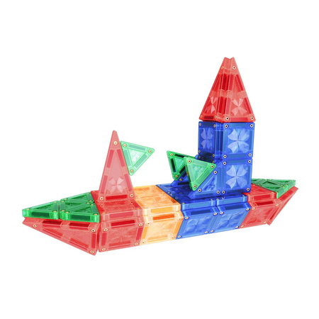 Cleverclixx - Klocki magnetyczne Mini Tiles Pack Intense 28 el.