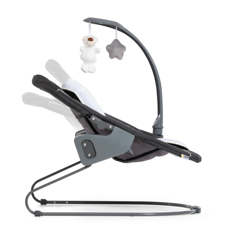 hauck leżaczek Alpha Bouncer Deluxe Melange grey