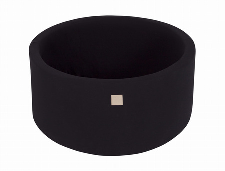 MeowBaby® Suchy Basen Okrągły bez Piłeczek - Czarny