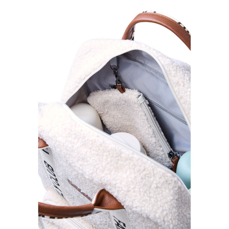 Childhome Plecak Family Club Signature Teddy Off white