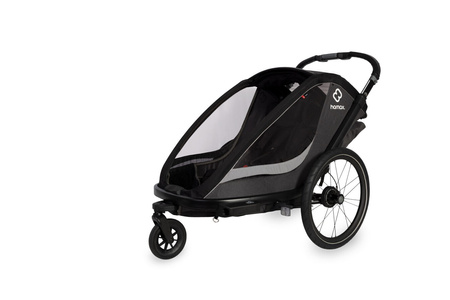 Hamax - Przyczepka rowerowa COCOON, podwójna - Grey/black