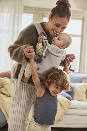 BABYBJORN - nosidełko Harmony, Woven Jasny Beż melanż