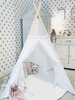 Stylowy Namiot Tipi biały do zabawy dla dziecka