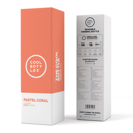 Cool Bottles Butelka termiczna 750 ml Pastel Coral