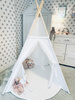 Stylowy Namiot Tipi biały do zabawy dla dziecka