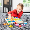 New Classic Toys drewniane puzzle liczby