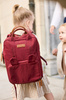 Childhome Plecak dziecięcy Mini Club Signature Urban Burgundy