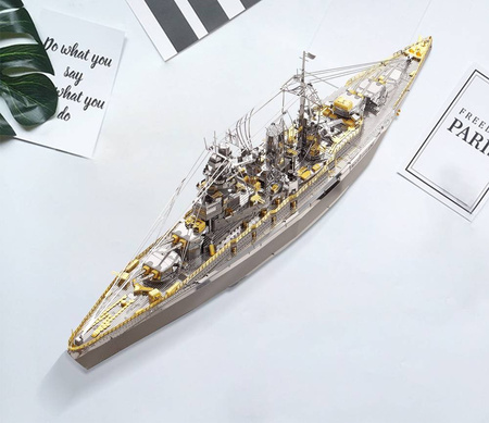 Piececool Puzzle Metalowe Model 3D - Statek Bojowy Nagato